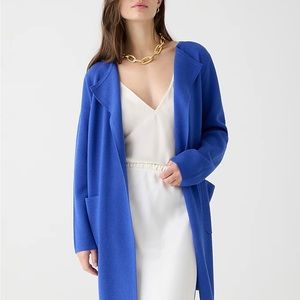 NWOT J. Crew Juliette Collarless Sweater Blazer Size XS